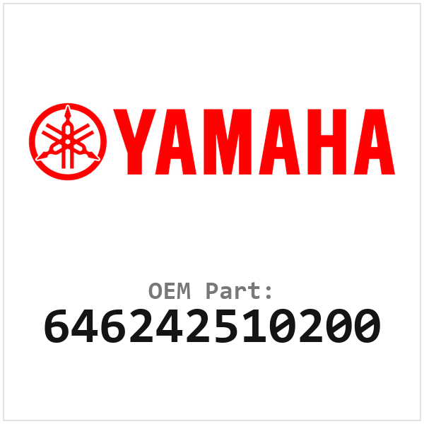 Yamaha Past op de volgende Yamaha motoren (646242510200)