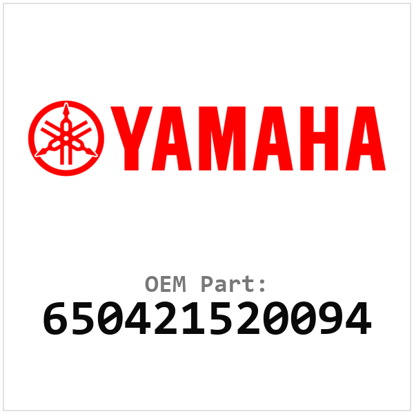 Yamaha OEM 650421520094