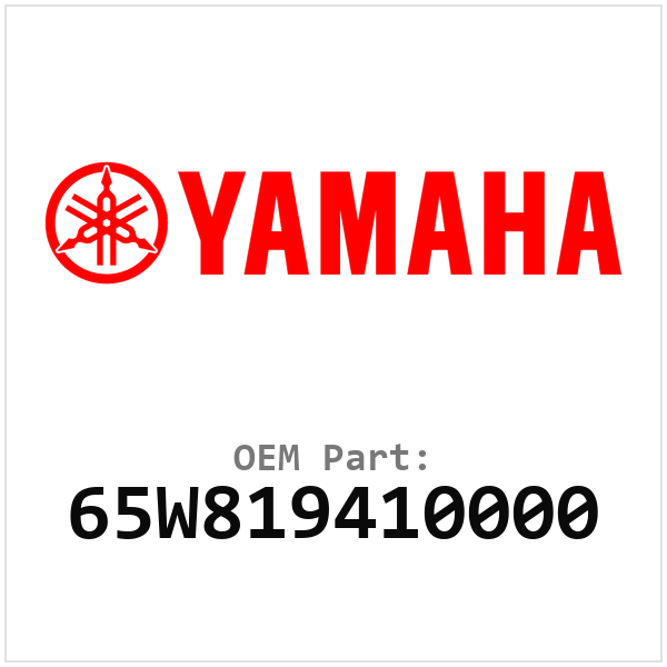 Yamaha OEM 65W819410000