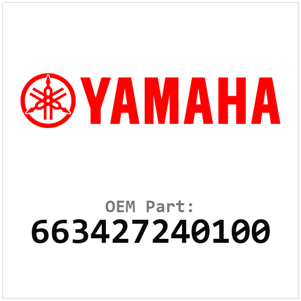 Yamaha OEM 663427240100