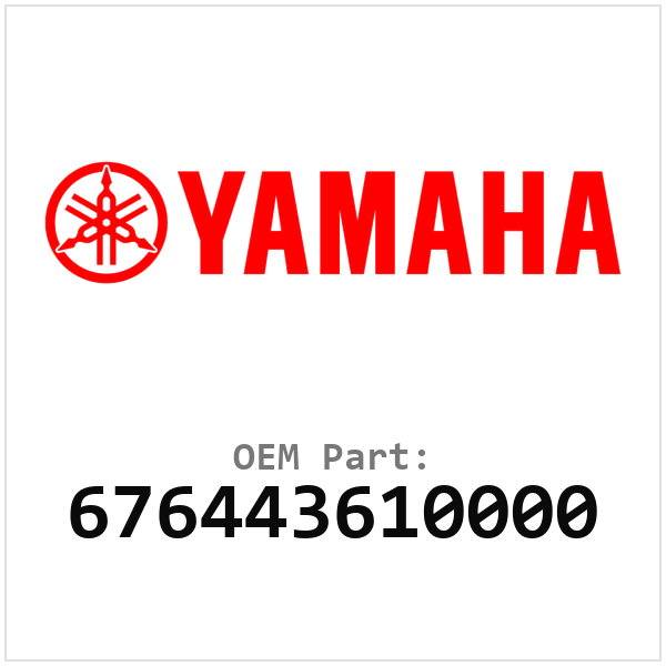 Yamaha OEM 676443610000
