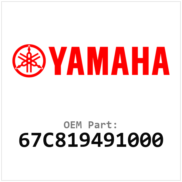 Yamaha OEM 67C819491000