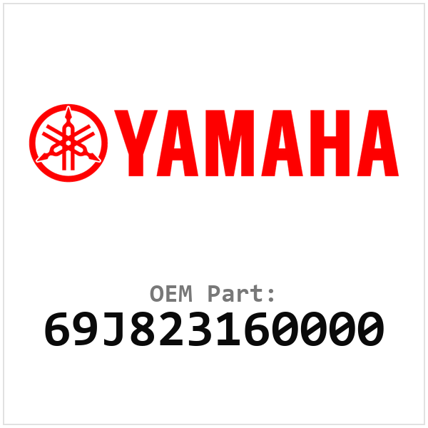 Yamaha OEM 69J823160000