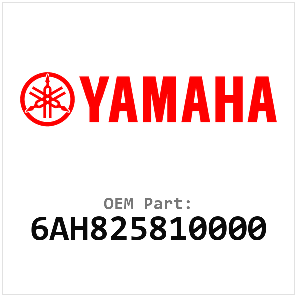 Yamaha OEM 6AH825810000