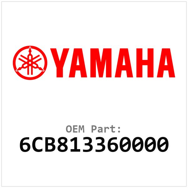 Yamaha OEM 6CB813360000