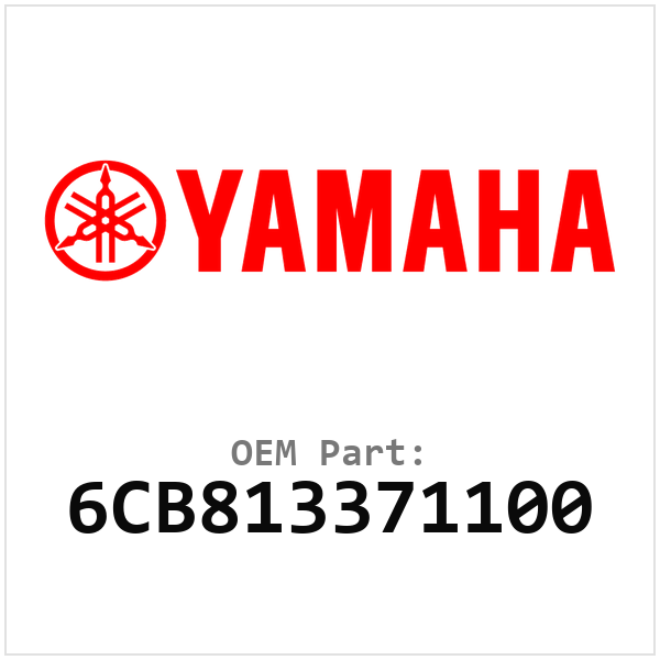 Yamaha OEM 6CB813371100