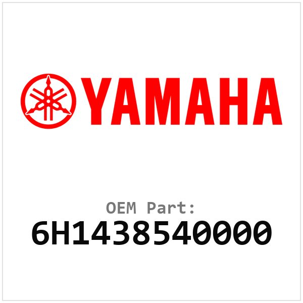 Yamaha OEM 6H1438540000