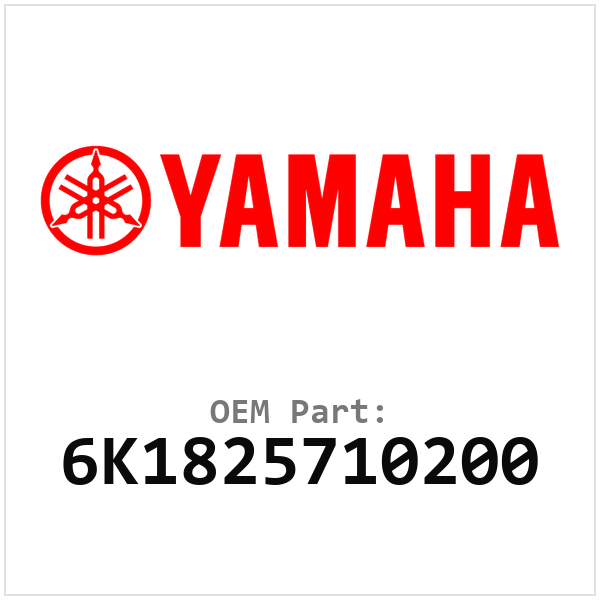 Yamaha OEM 6K1825710200