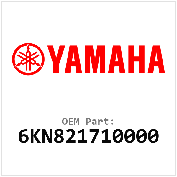 Yamaha OEM 6KN821710000