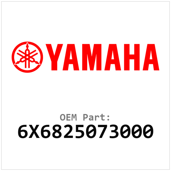 Yamaha OEM 6X6825073000