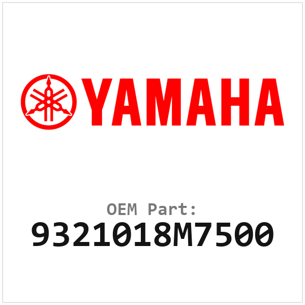Yamaha O-ring (9321018M7500)