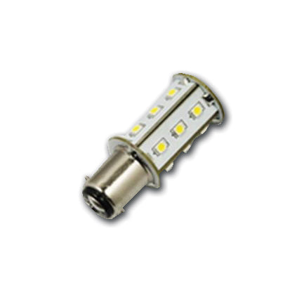 Hollex LED BA15D Tower 10-30V 2,5W warm wit dimbaar 360° (0100.57208)