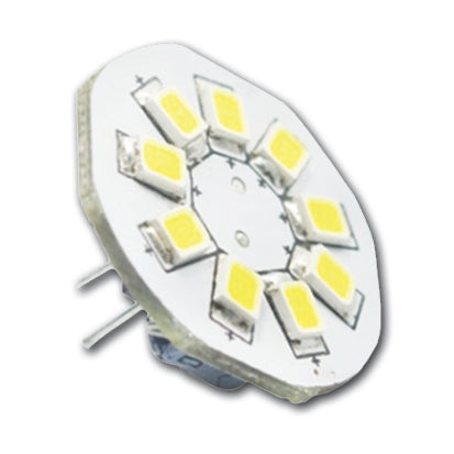 Hollex LED G4 10-30V 1,5W warm wit 9 LEDS back pin (0100.601)