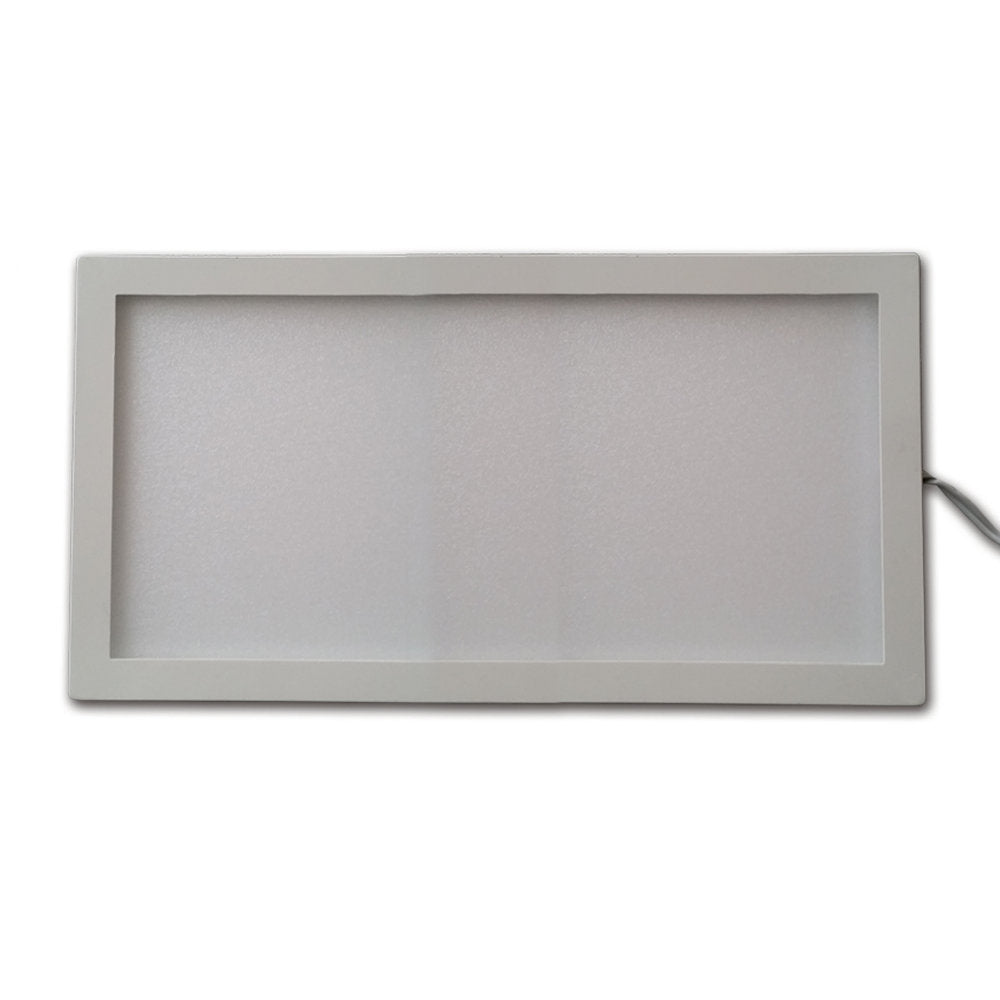 Hollex LED paneel 12V rechthoek 200x100mm warm wit (010163)