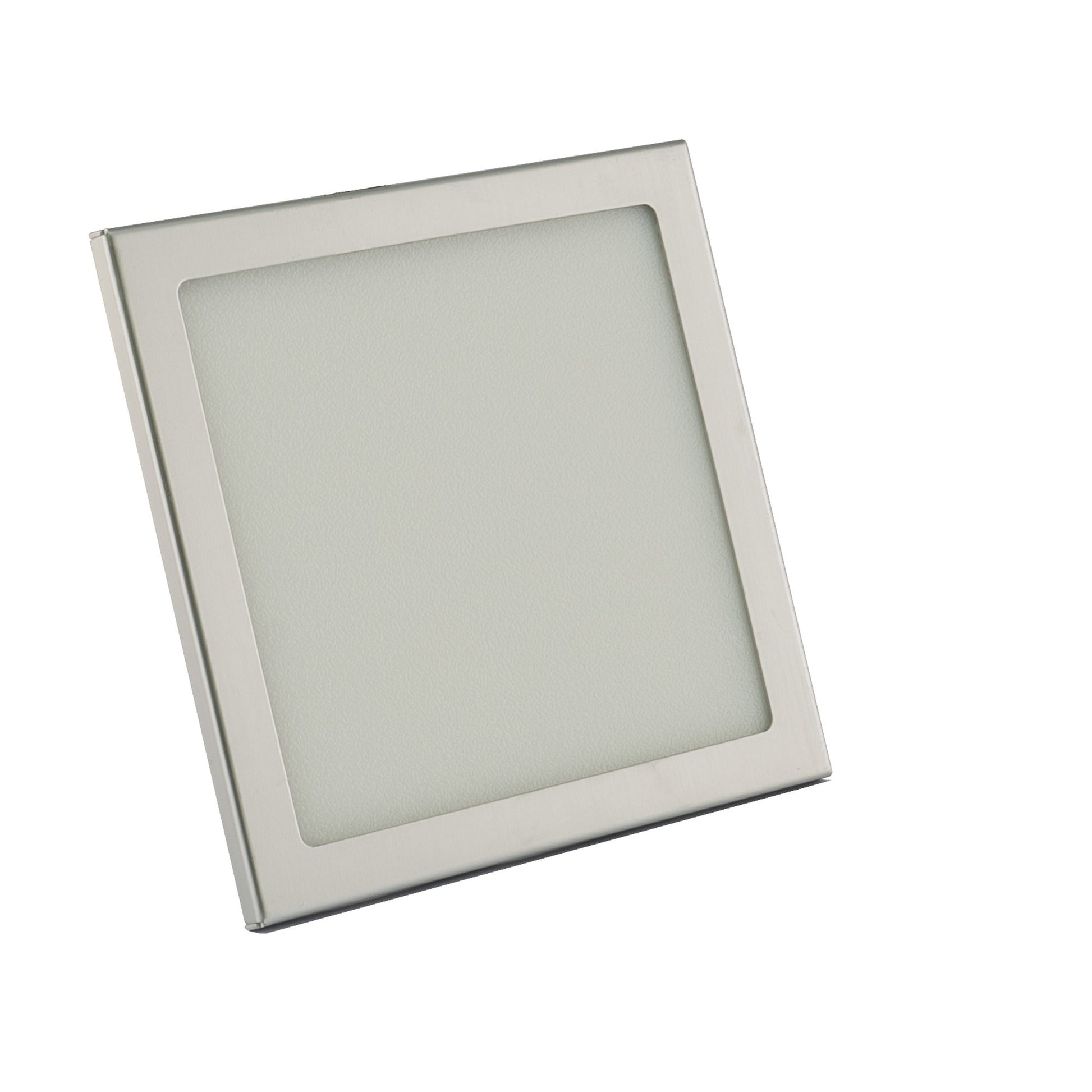 Hollex LED paneel 12V silver aluminium 100x100mm warm wit (010190)