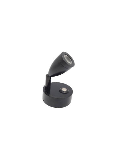 Hollex LED leeslamp Minispot zwart 12/24V 2W 160lm 3 kleuren dimbaar (010200)