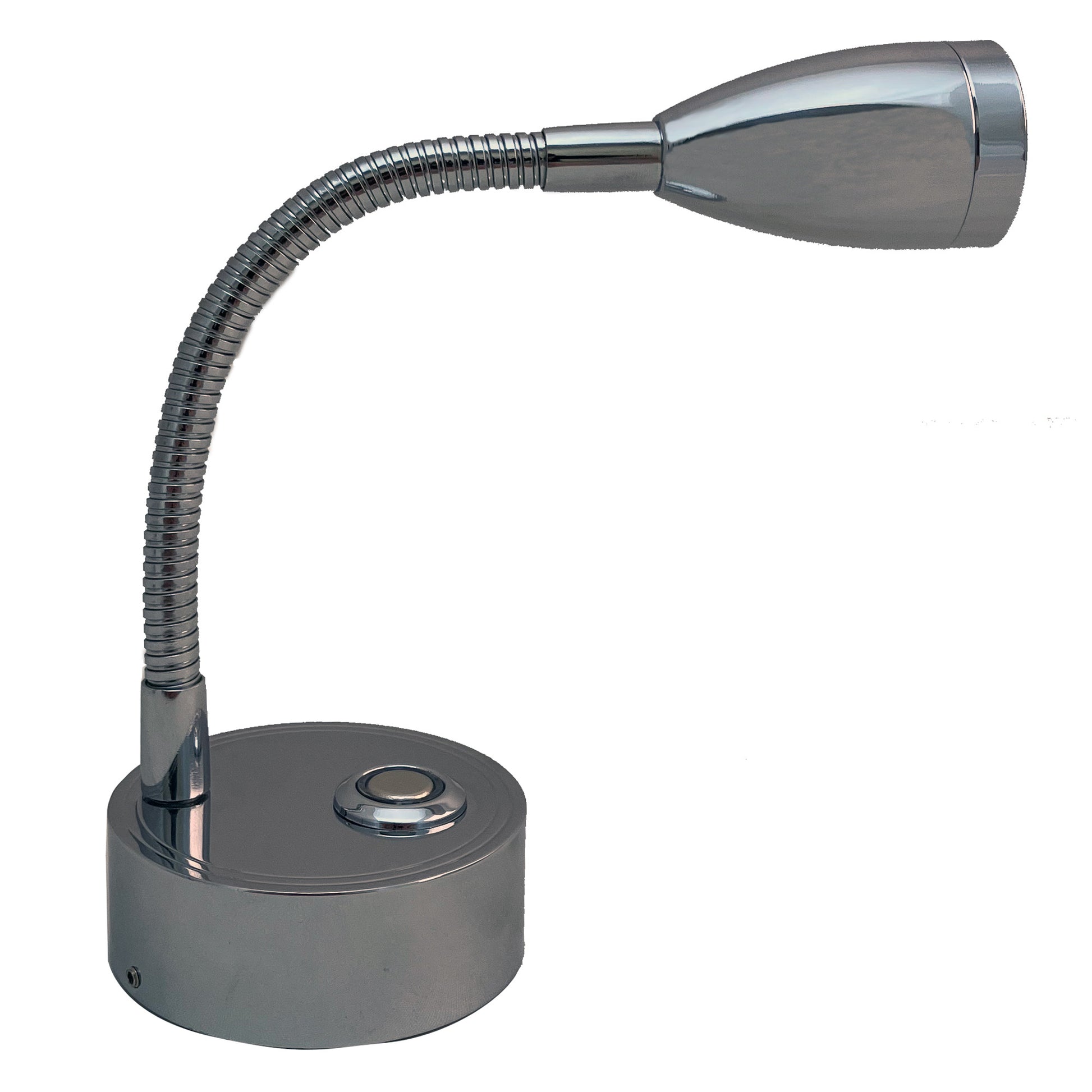 Hollex LED leeslamp Miniflex chroom 12/24V 2W 160lm 3 kleuren dimbaar (010204)
