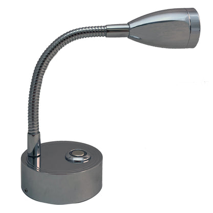 Hollex LED leeslamp Miniflex chroom 12/24V 2W 160lm 3 kleuren dimbaar (010204)