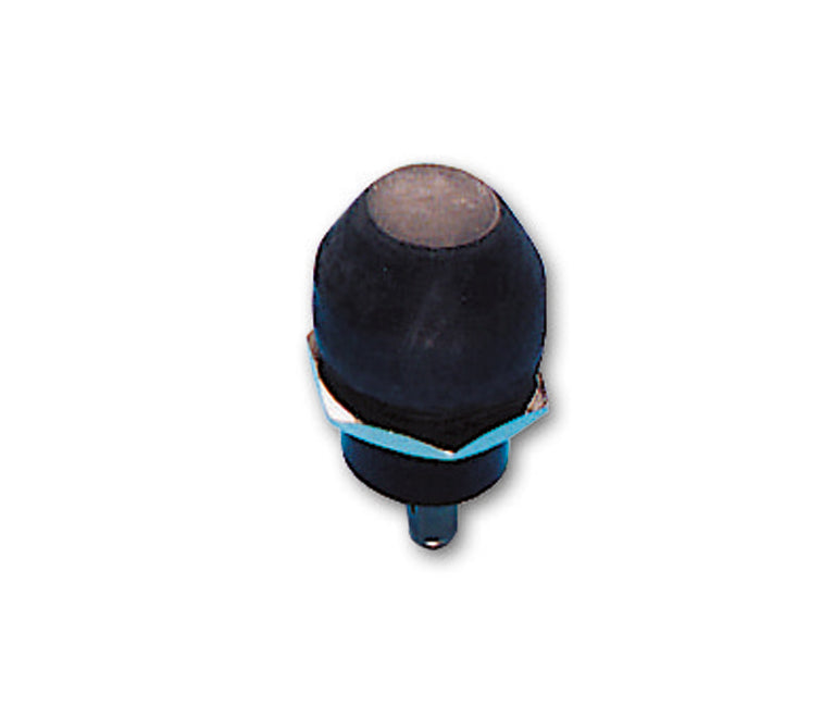 Hollex drukknop zwart waterdicht (020211)