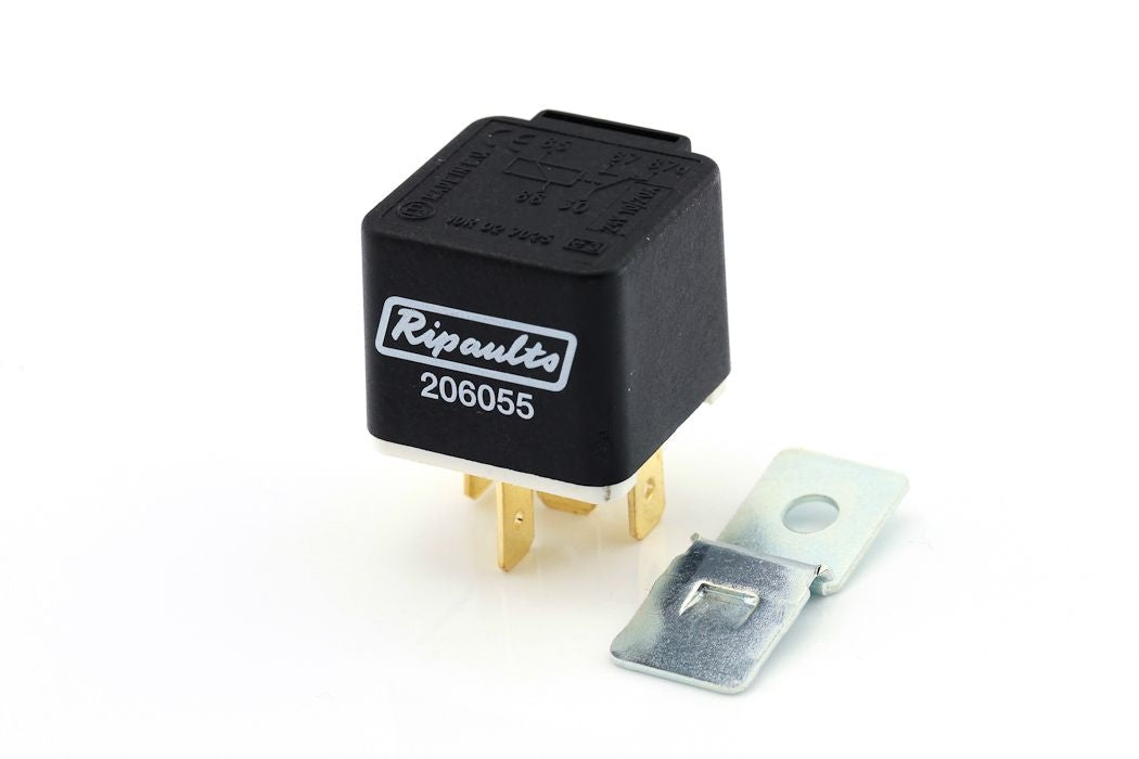 Ripca mini relais wissel 24V 10-15A 5-polig (0235)