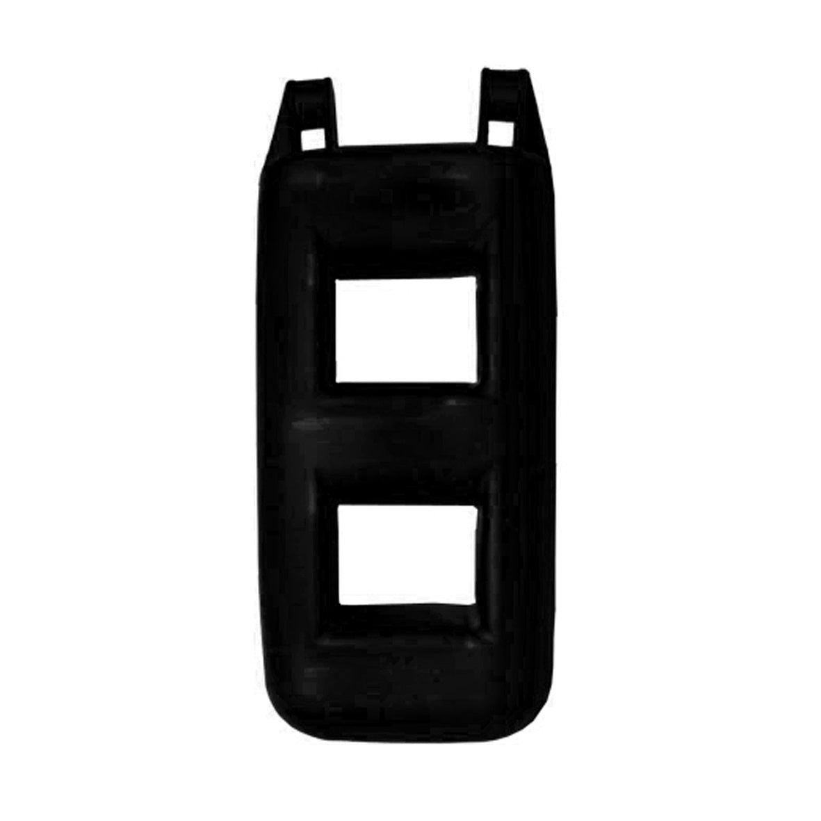 Majoni trapfender 25x12x55cm 2 treden zwart (0495)