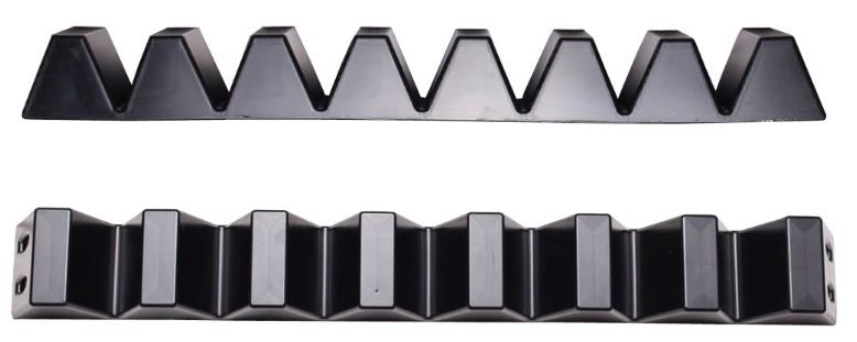 Majoni multifender-strip 60x7x6 cm zwart (0587)