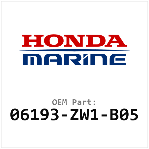 Honda OEM 06193-ZW1-B05