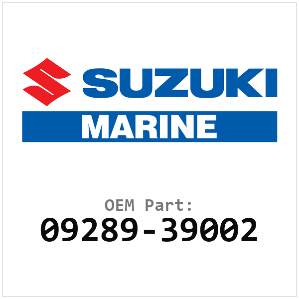 Suzuki OEM 09289-39002