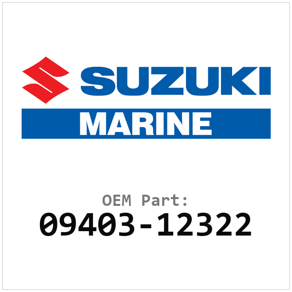 Suzuki OEM 09403-12322