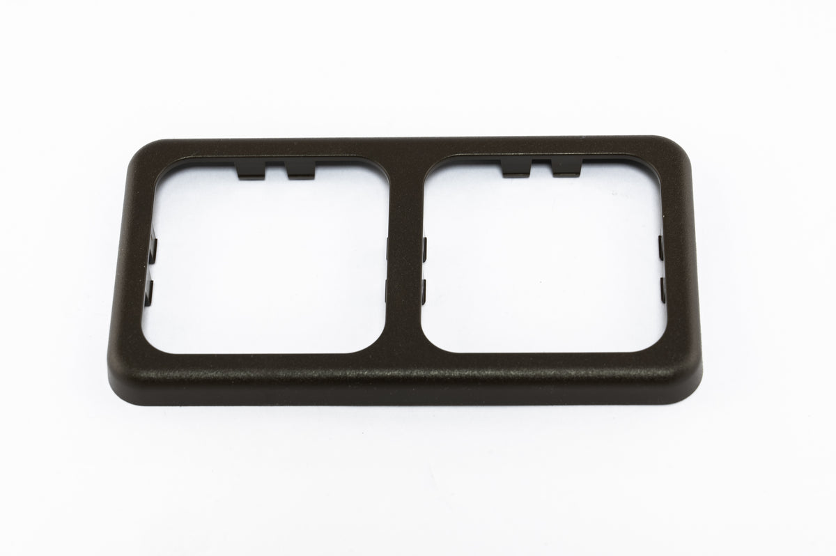 Inprojal afdekraam (2) 60x113mm ruw/bruin (10072BR)