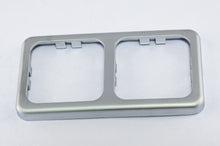 Inprojal afdekraam (2) 60x113mm glad/zilver matglans (10072GTMGAS)