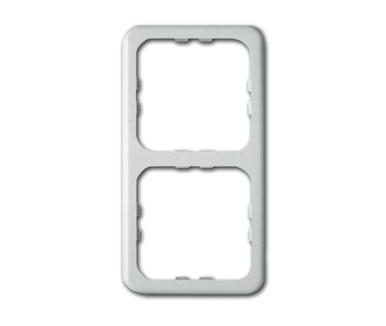 Inprojal afdekraam (2) 60x113mm glad/wit hoogglans (10072HGUW)