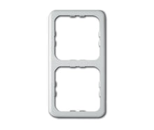 Inprojal afdekraam (2) 60x113mm glad/wit hoogglans (10072HGUW)