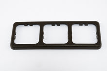 Inprojal afdekraam (3) 60x166mm ruw/bruin (10073BR)