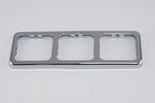 Inprojal afdekraam (3) 60x166mm glad/zilver hoogglans (10073GTHGAS)