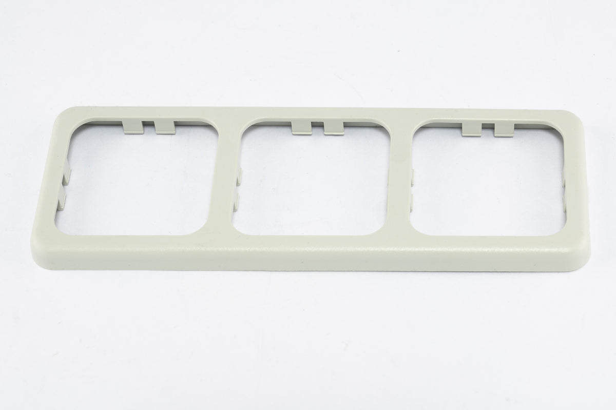 Inprojal afdekraam (3) 60x166mm ruw/grijs (10073G)