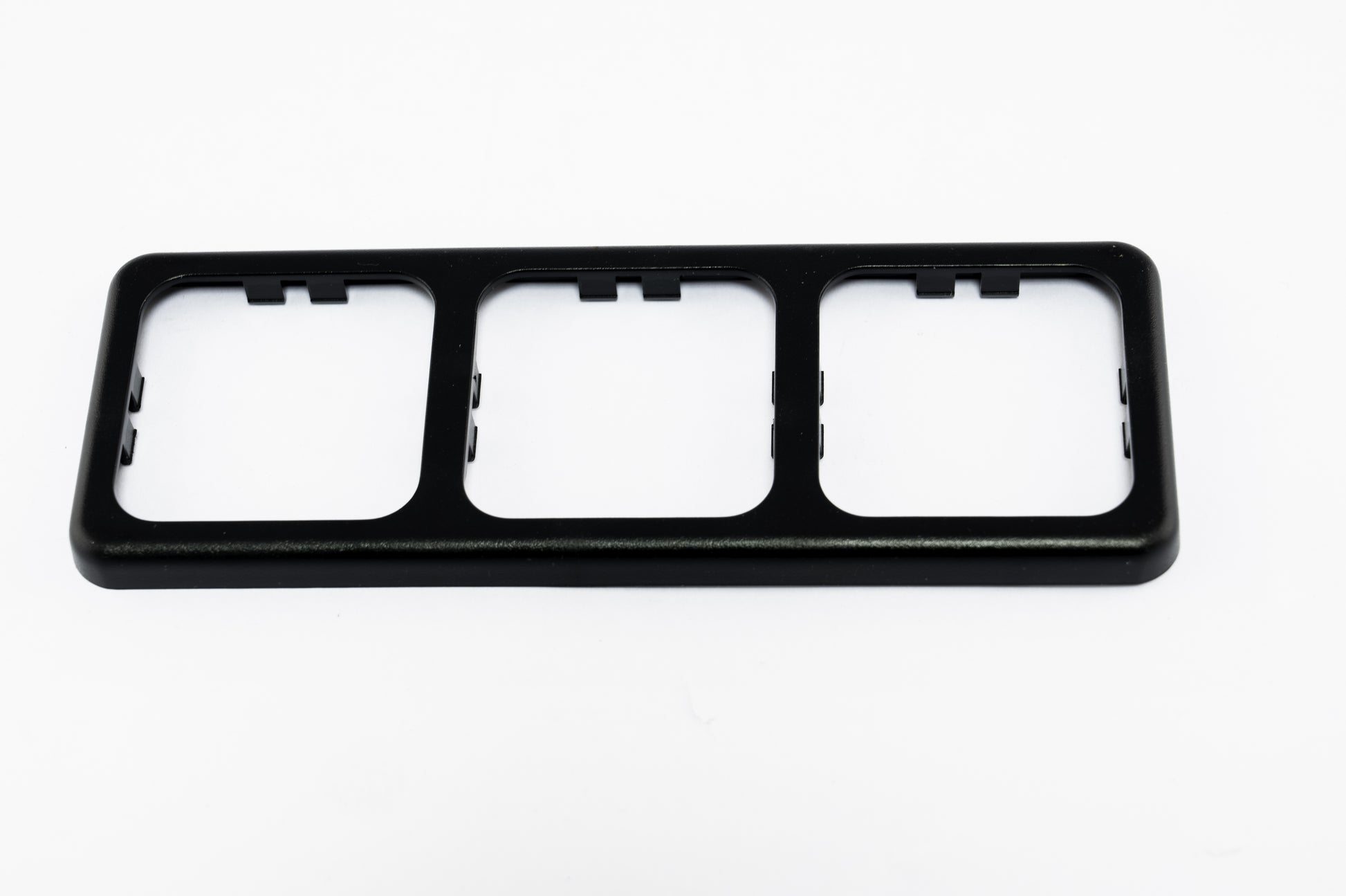 Inprojal afdekraam (3) 60x166mm ruw/zwart (10073SCH)