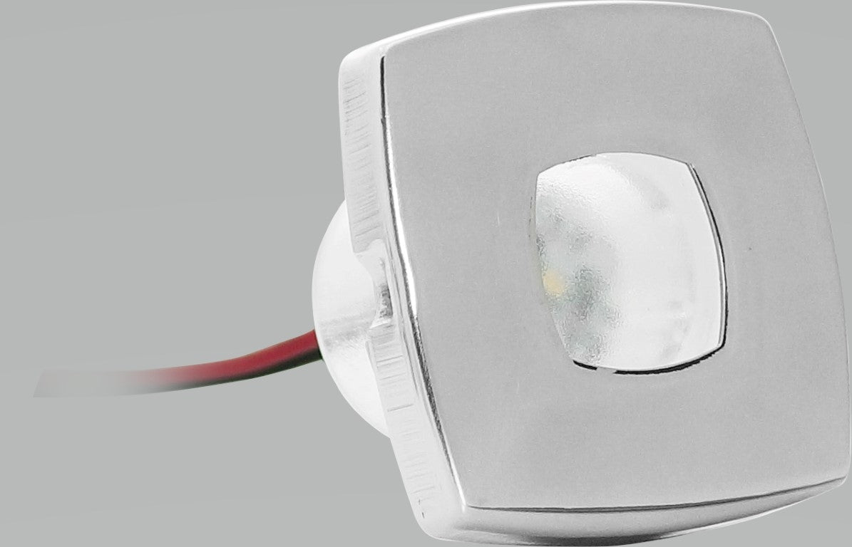 Hollex LED traplamp vierkant 12V enkel midden (1010152)