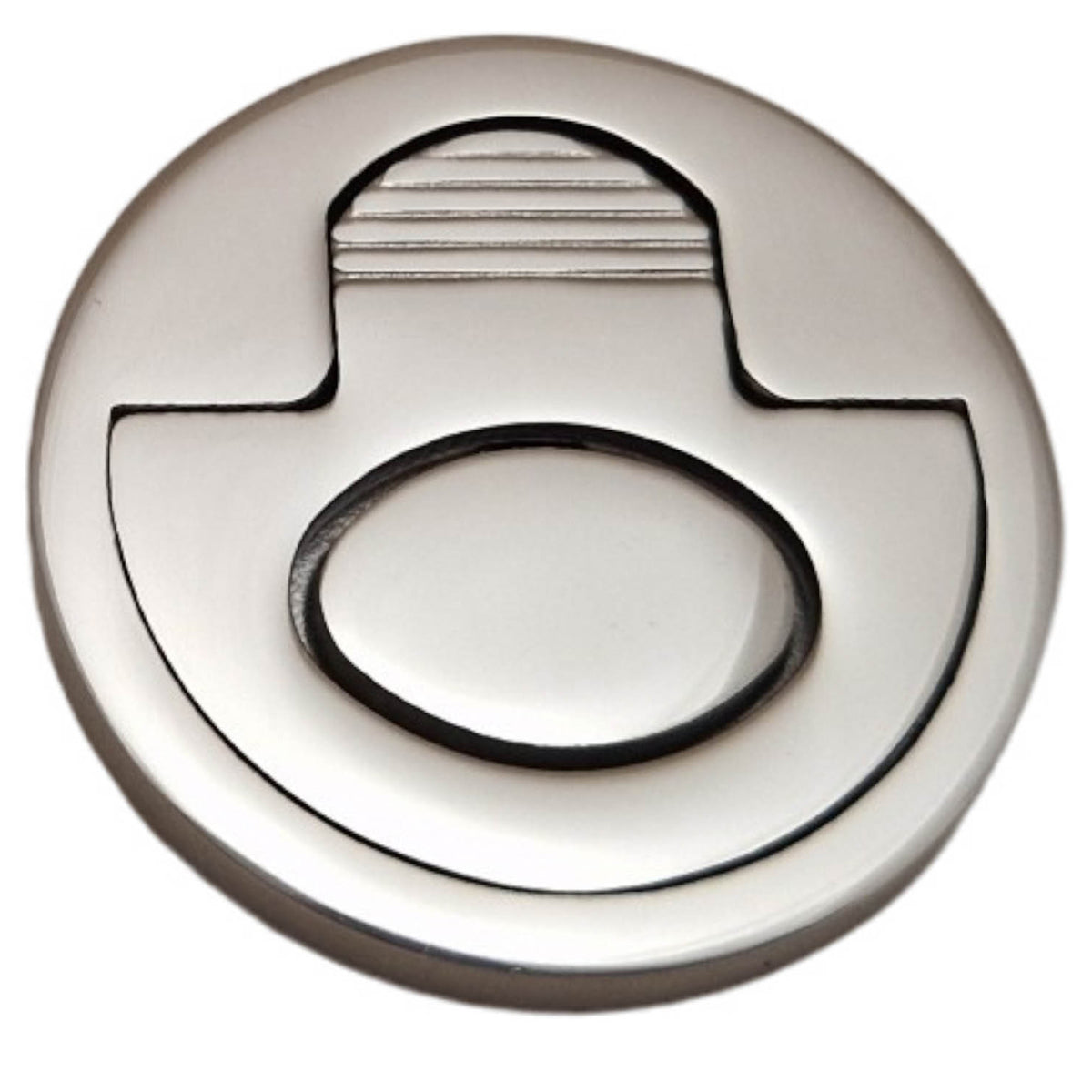 Hollex luikring 51mm rond veerbelast rvs316 (115102268)