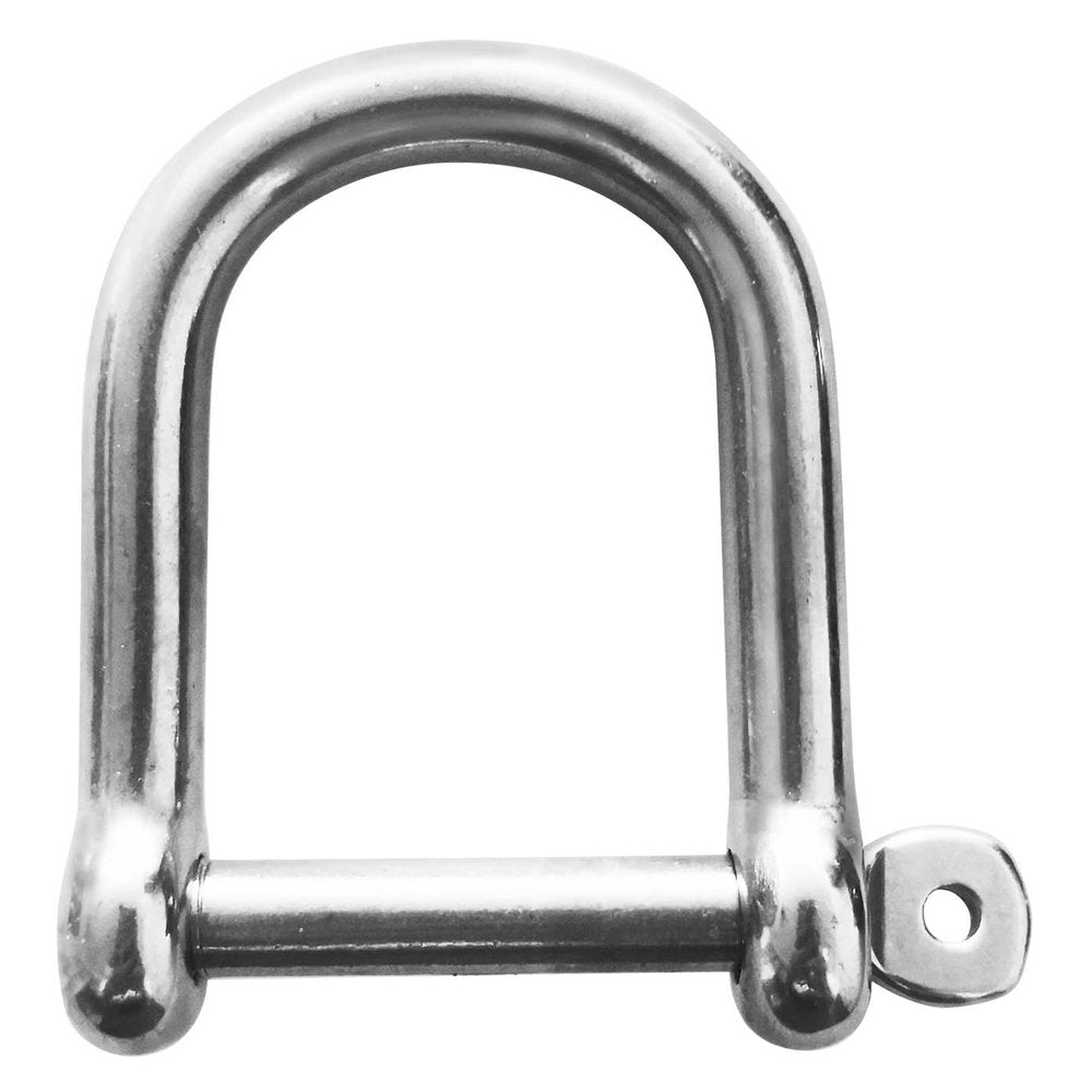 Hollex D-sluiting breed gesmeed 6mm met borgpen rvs316 (115102632)