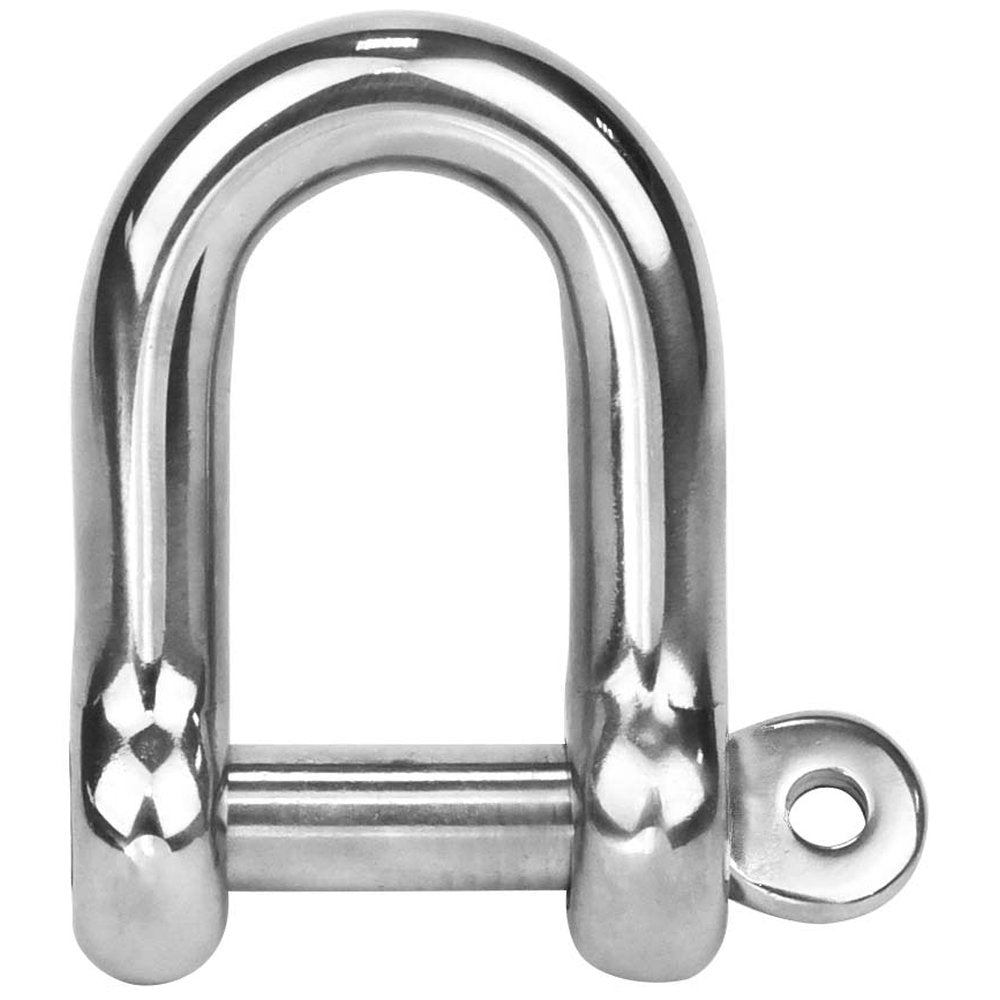 Hollex D-sluiting gesmeed 6mm oogbout met borgpen rvs316 (115102639)