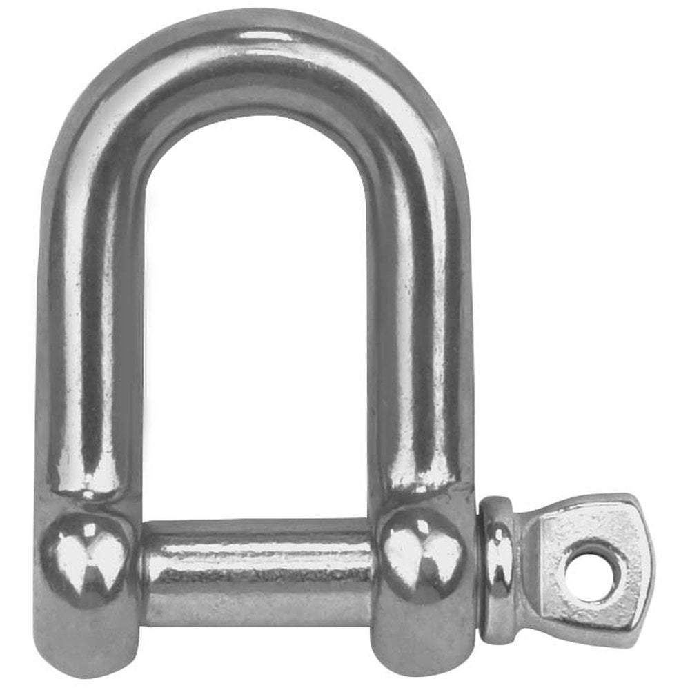 Hollex D-sluiting gesmeed 6mm oogbout met schroefdraad rvs316 (115102643)