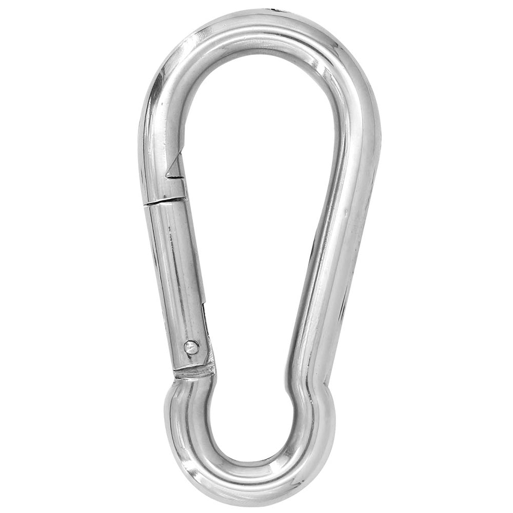 Hollex karabijnhaak 7x70mm met knik  rvs316 (115102671)