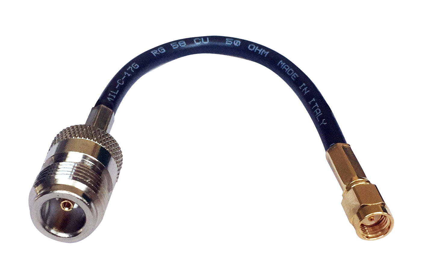 Scout aansluitkabel CA-2 L=15cm RG-58 N female/SMA male RP (125102001)