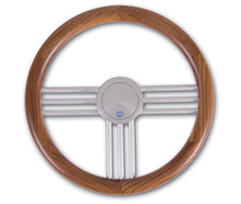 Stazo hoepelstuurwiel type 27 teak/aluminium 40cm (1547)