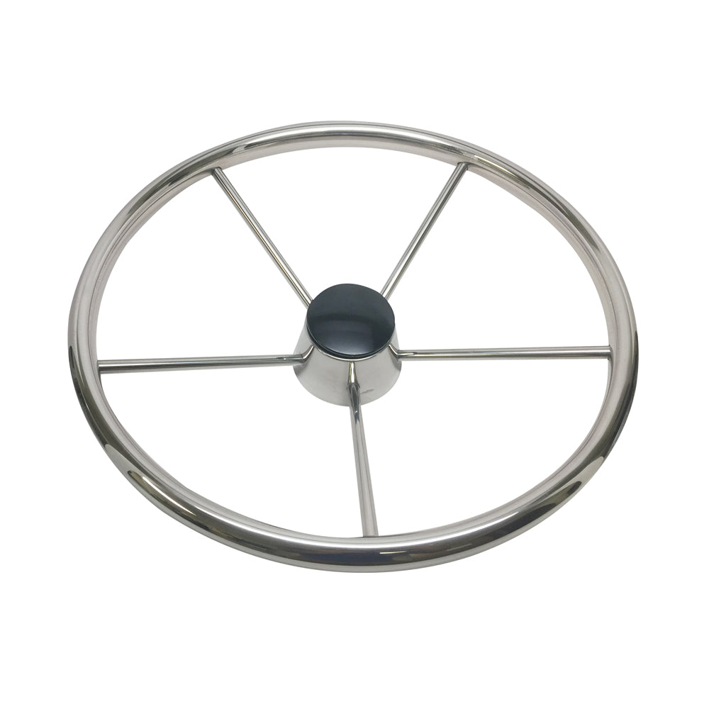White Label Stuurwiel rvs 5 spaken 34,3cm (1558)