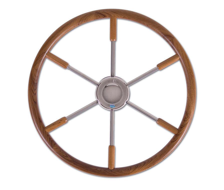 Stazo hoepelstuurwiel type 20 rvs/teak 40cm (1571)