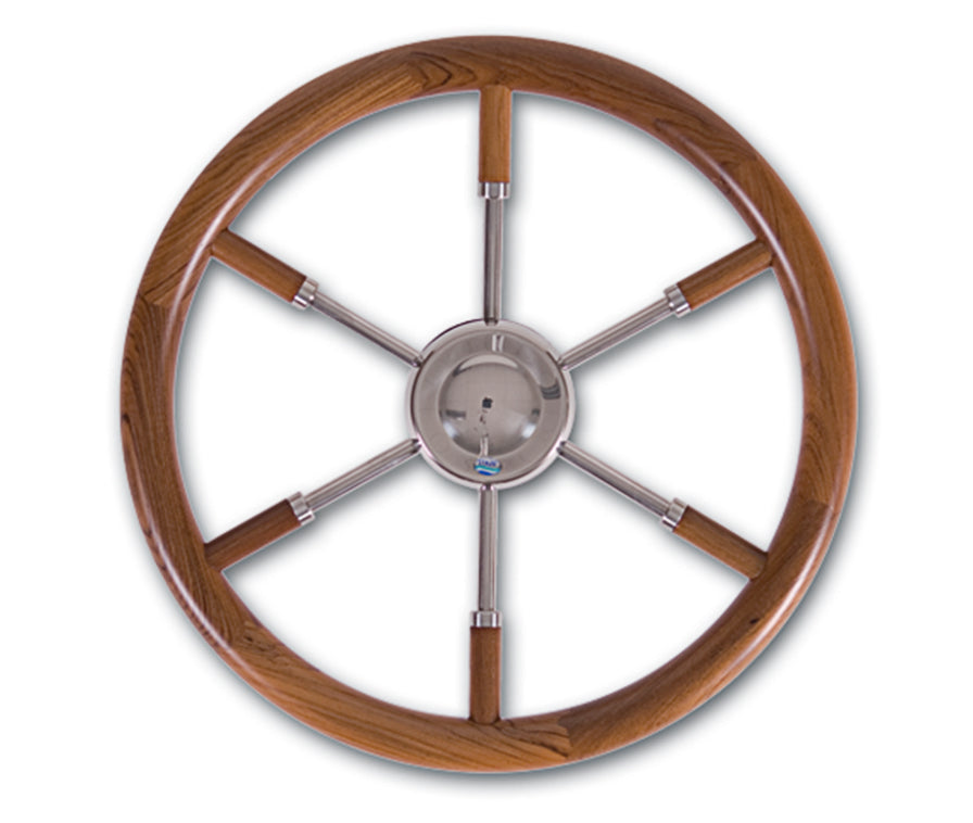 Stazo stuurwiel type 17 rvs/teak 45cm (1599)