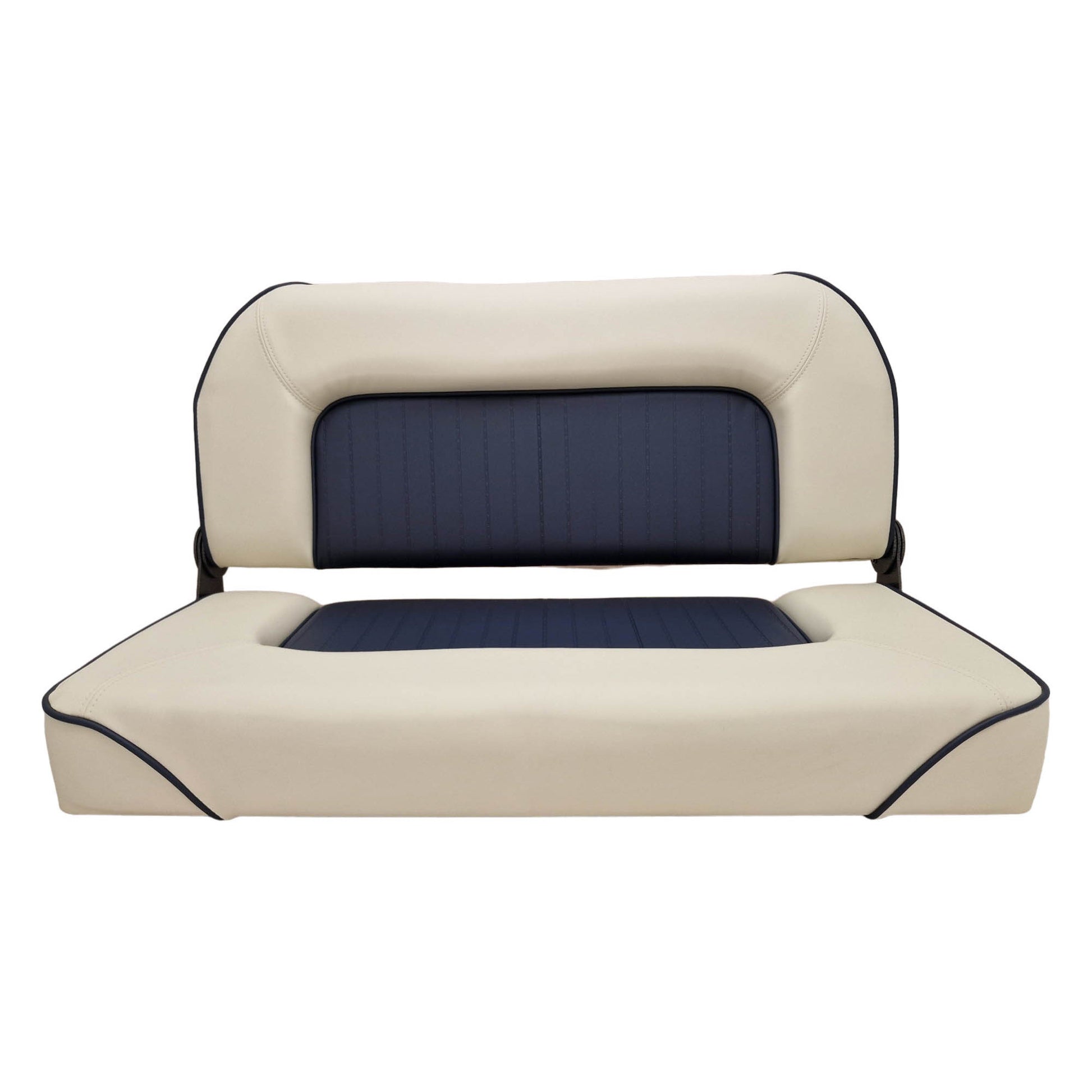 Hollex stuurbank Twin Star crème/navy (165100792)
