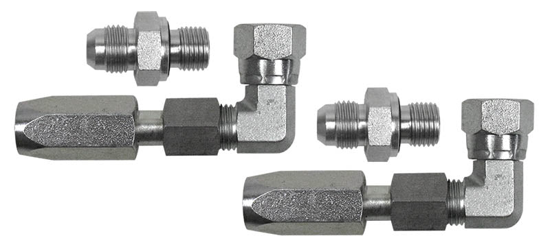 Lecomble & Schmitt fittingset haaks 1/4"BSPP - ø8mm slang (2200021)